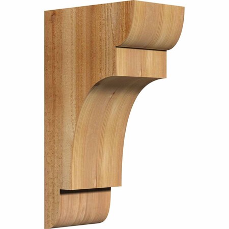 Ekena Millwork New Brighton Rough Sawn Corbel, Western Red Cedar, 6"W x 10"D x 18"H COR06X10X18NEB00RWR